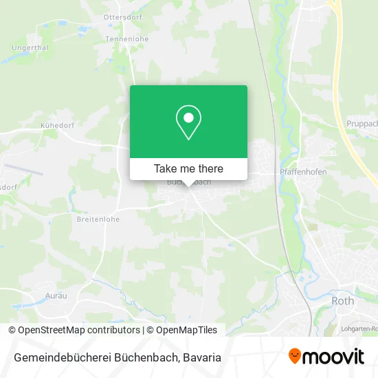 Карта Gemeindebücherei Büchenbach