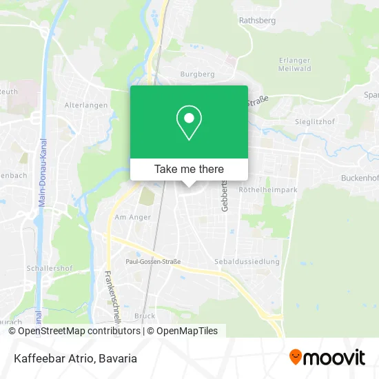 Карта Kaffeebar Atrio