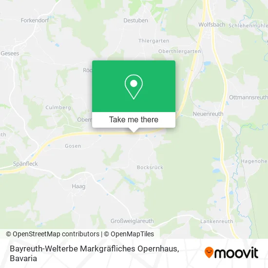Карта Bayreuth-Welterbe Markgräfliches Opernhaus