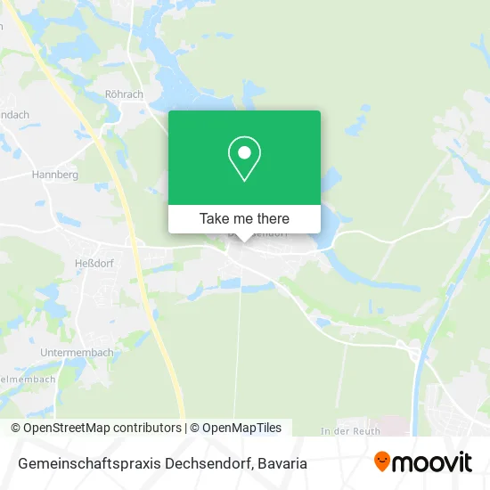 Карта Gemeinschaftspraxis Dechsendorf