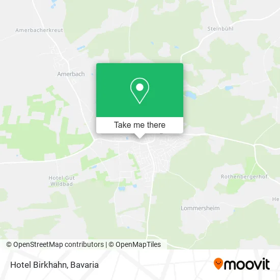 Карта Hotel Birkhahn