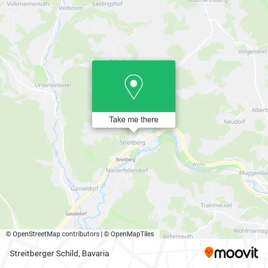 Карта Streitberger Schild