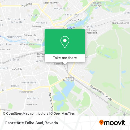 Gaststätte Falke-Saal map