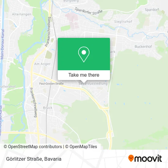 Карта Görlitzer Straße