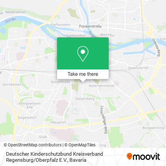 Deutscher Kinderschutzbund Kreisverband Regensburg / Oberpfalz E.V. map