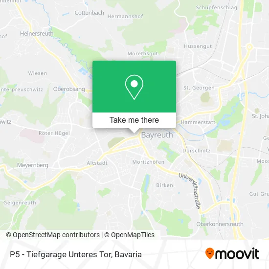 Карта P5 - Tiefgarage Unteres Tor