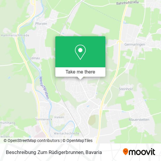 Beschreibung Zum Rüdigerbrunnen map