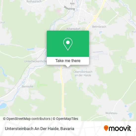Карта Untersteinbach An Der Haide