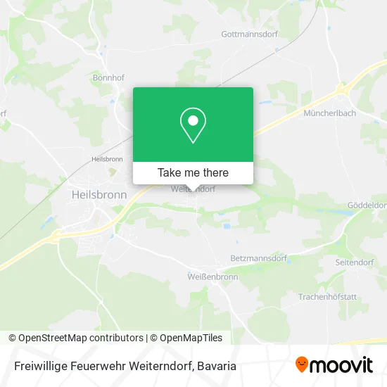 Карта Freiwillige Feuerwehr Weiterndorf