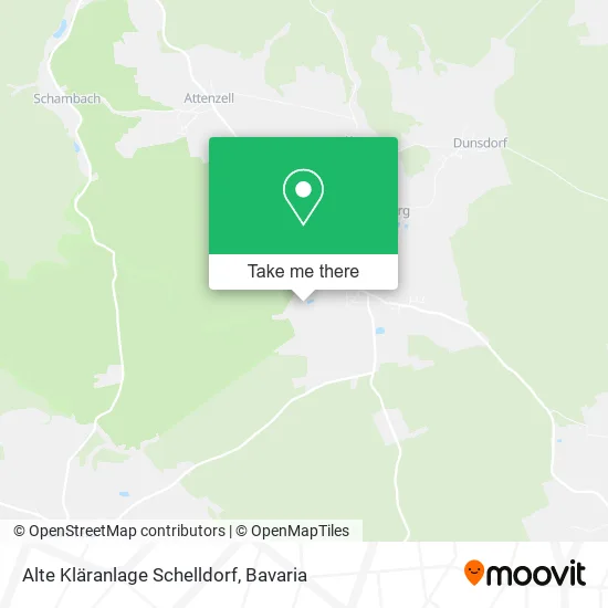 Карта Alte Kläranlage Schelldorf