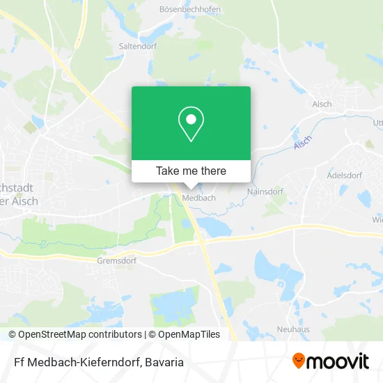 Карта Ff Medbach-Kieferndorf