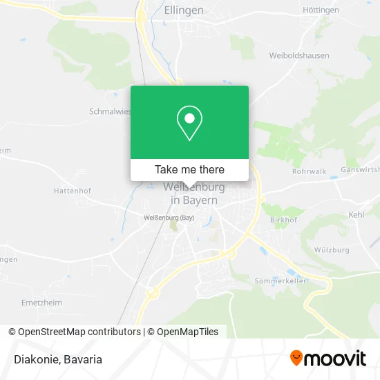 Карта Diakonie