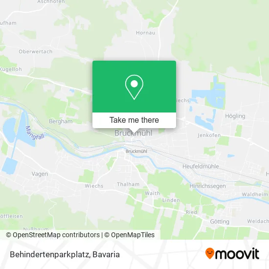 Карта Behindertenparkplatz