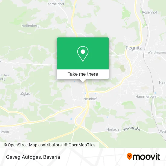 Карта Gaveg Autogas