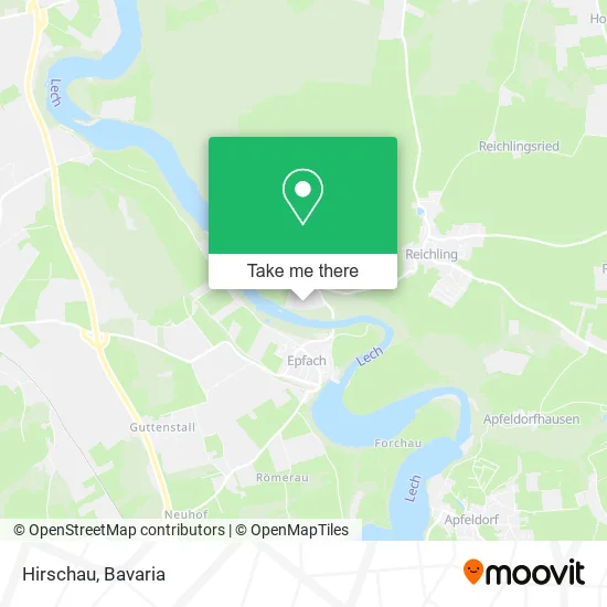 Карта Hirschau