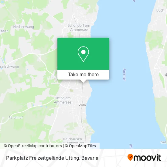 Карта Parkplatz Freizeitgelände Utting