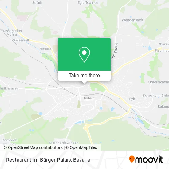 Карта Restaurant Im Bürger Palais
