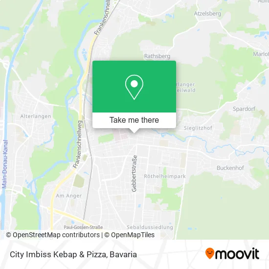 Карта City Imbiss Kebap & Pizza