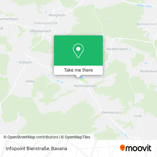 Карта Infopoint Bierstraße
