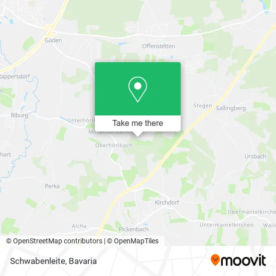 Карта Schwabenleite