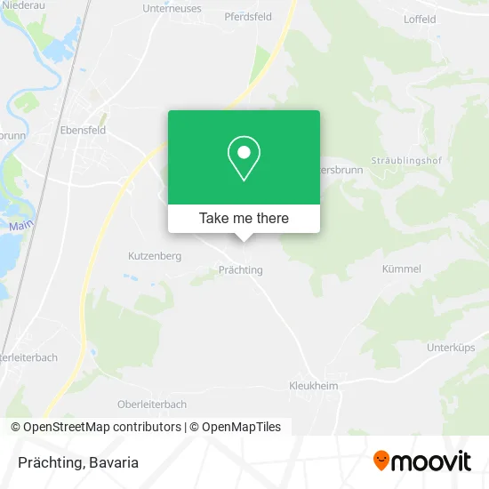 Карта Prächting