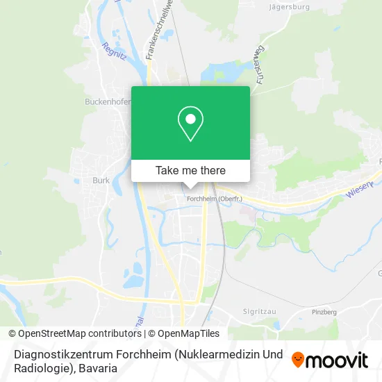 Карта Diagnostikzentrum Forchheim (Nuklearmedizin Und Radiologie)