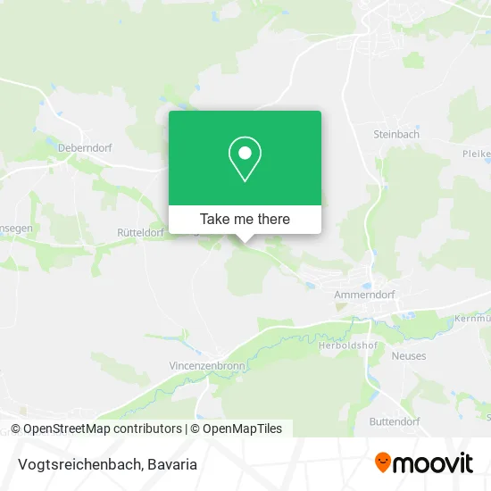Карта Vogtsreichenbach