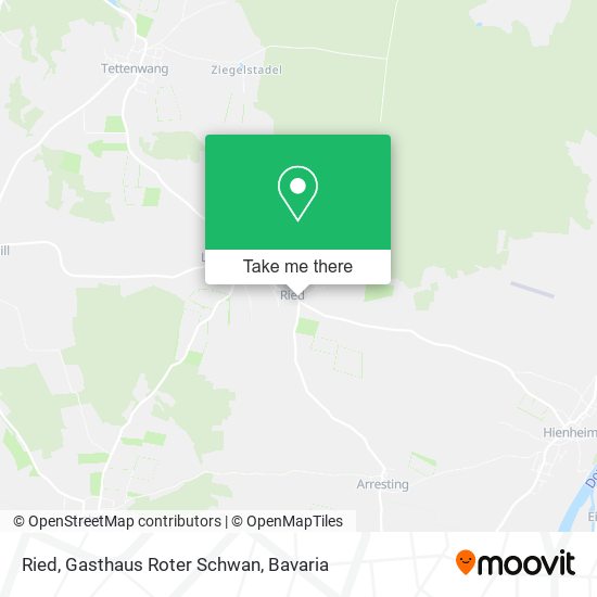 Ried, Gasthaus Roter Schwan map