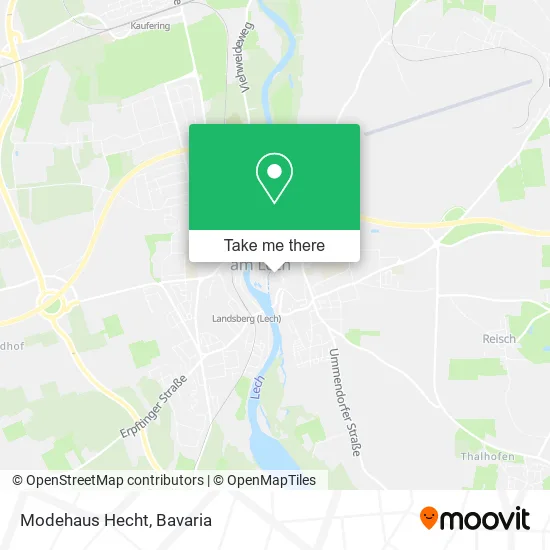 Карта Modehaus Hecht