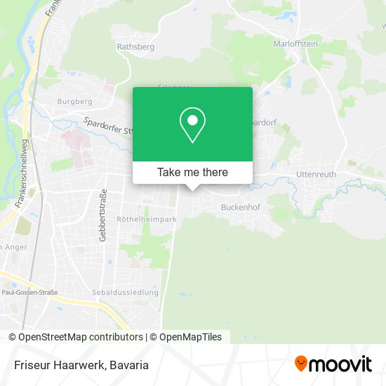 Карта Friseur Haarwerk