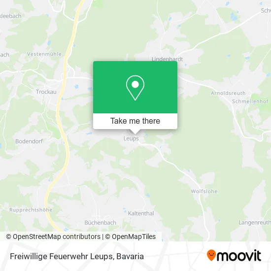 Карта Freiwillige Feuerwehr Leups