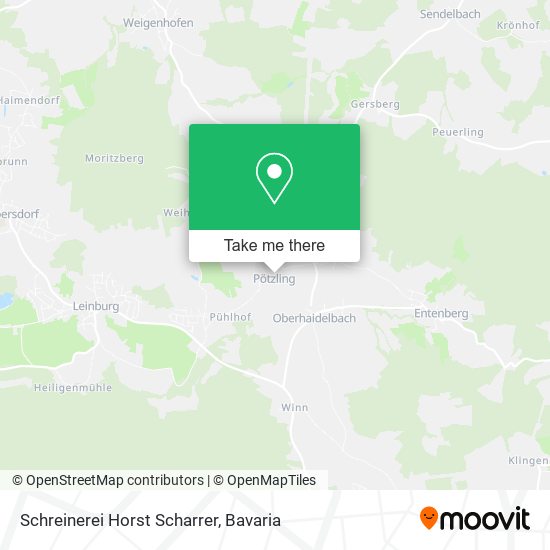 Schreinerei Horst Scharrer map