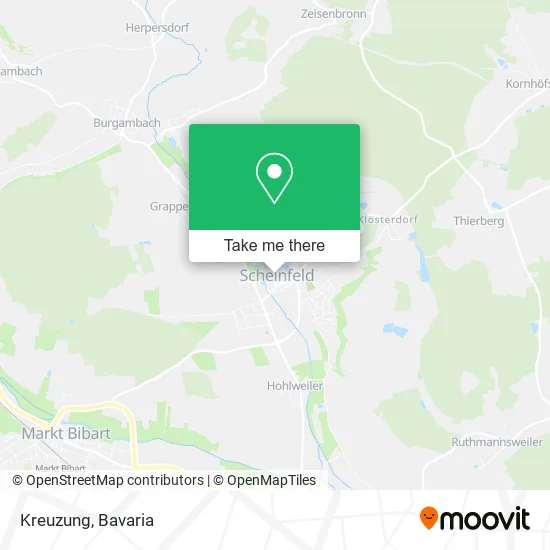 Карта Kreuzung