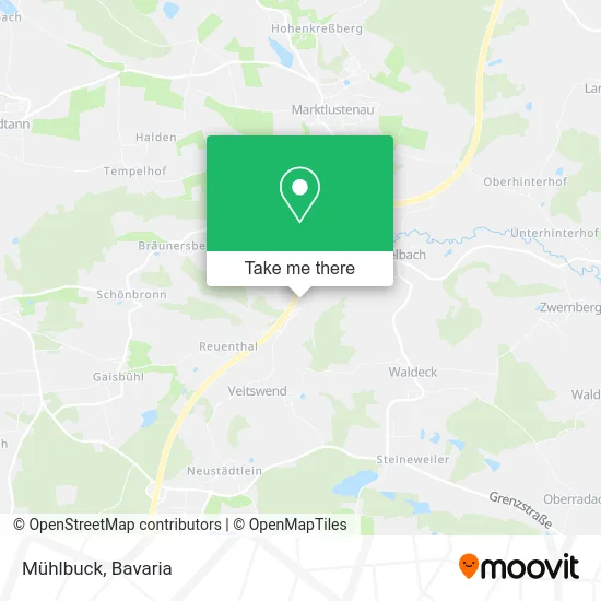 Mühlbuck map