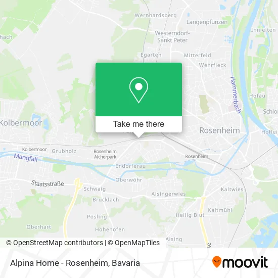 Карта Alpina Home - Rosenheim