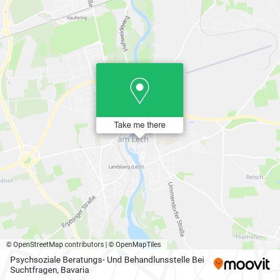 Psychsoziale Beratungs- Und Behandlunsstelle Bei Suchtfragen map