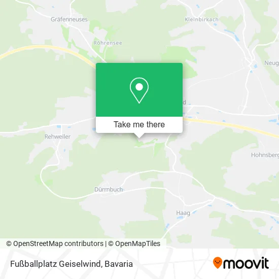 Карта Fußballplatz Geiselwind