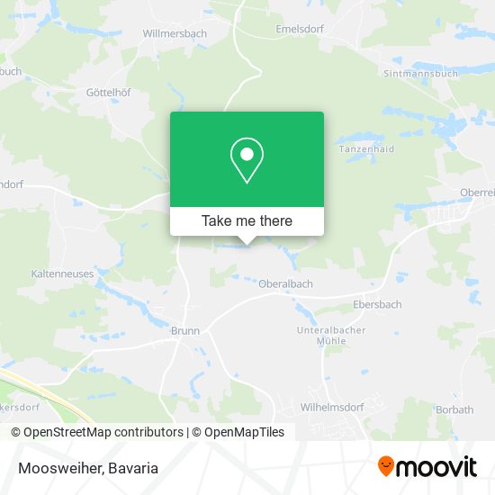 Карта Moosweiher