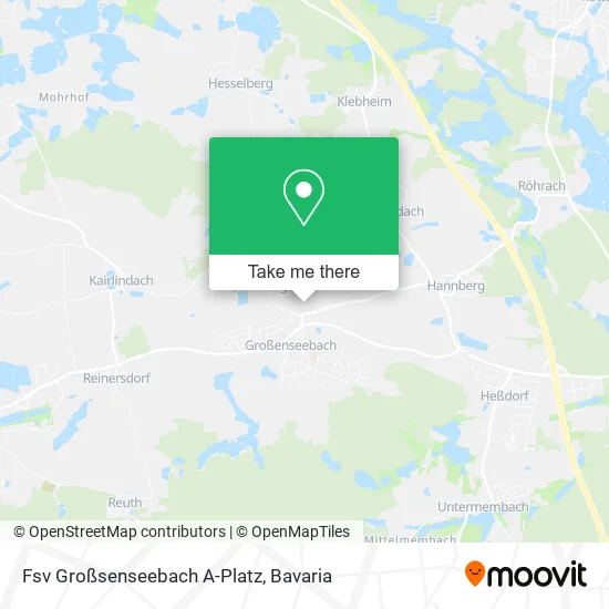 Карта Fsv Großsenseebach A-Platz