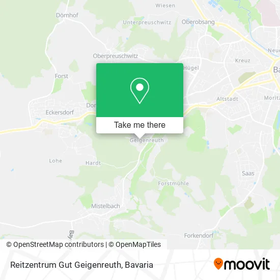 Карта Reitzentrum Gut Geigenreuth