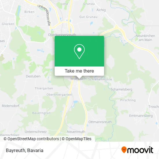 Карта Bayreuth