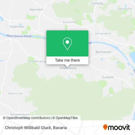 Карта Christoph Willibald Gluck