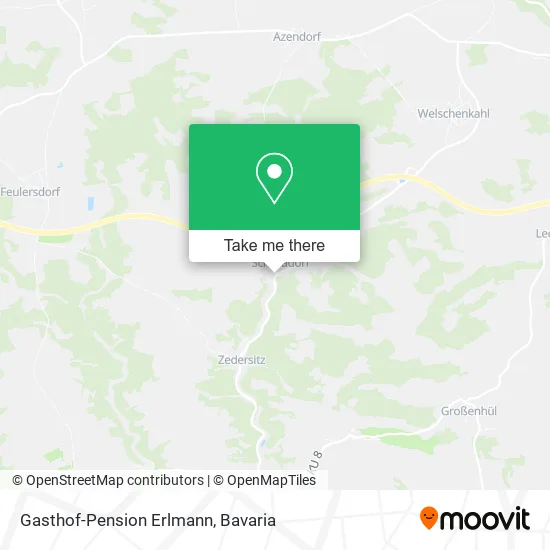 Gasthof-Pension Erlmann map