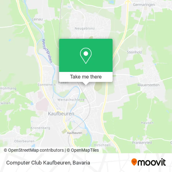 Карта Computer Club Kaufbeuren