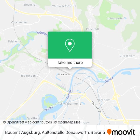 Bauamt Augsburg, Außenstelle Donauwörth map