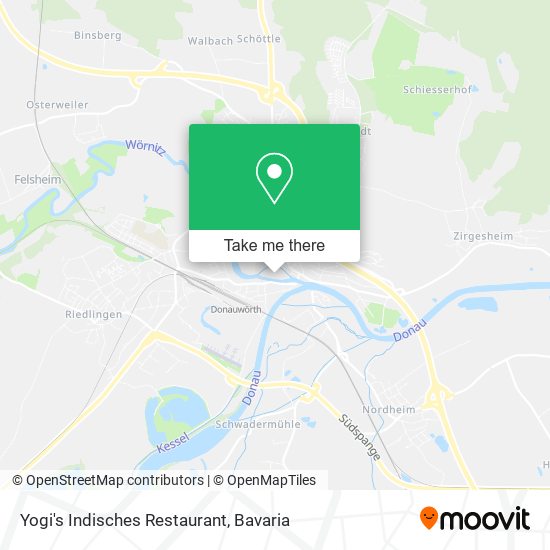 Yogi's Indisches Restaurant map