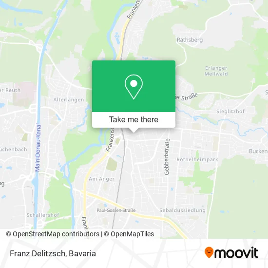 Карта Franz Delitzsch