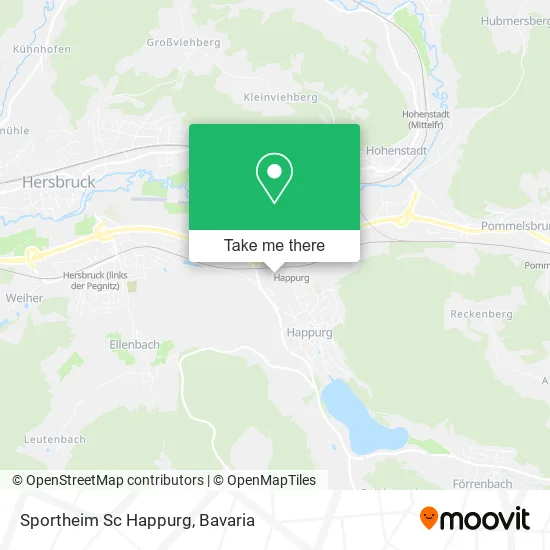 Карта Sportheim Sc Happurg