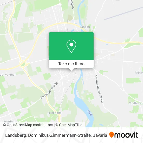 Карта Landsberg, Dominikus-Zimmermann-Straße