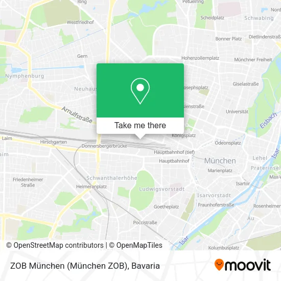 Карта ZOB München